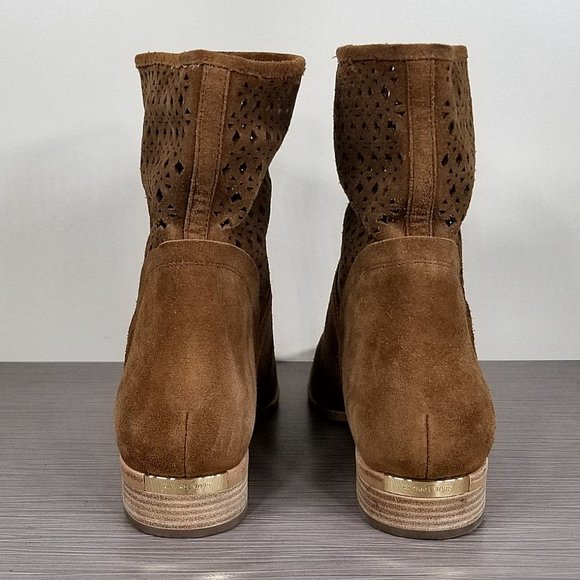 MICHAEL Michael Kors 'Sunny' Bootie, Caramel Suede, Womens Size 6 - Picture 5 of 9